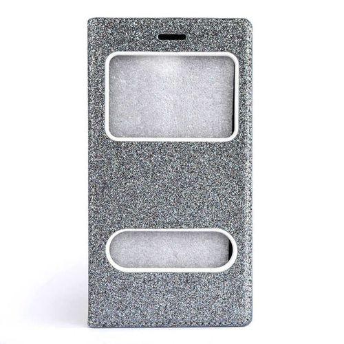 LG K8 Kılıf Zore Simli Dolce Kapaklı Kılıf