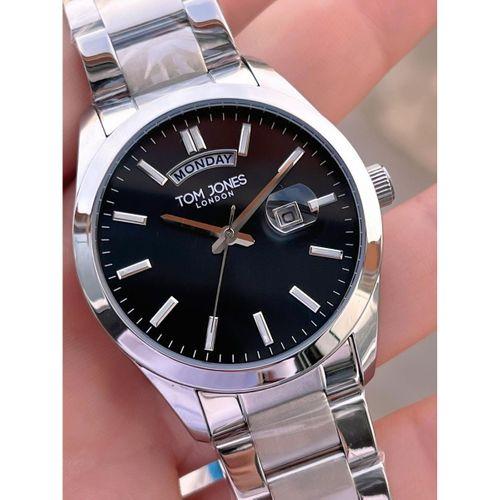 Tom Jones Bileklik Hediyeli Çelik Kordon 3 Atm Suya Dayanıklı 2 Yıl Garantili Erkek Kol Saati 10072.2