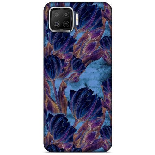 Oppo A73 Uyumlu Kılıf Mavi Delisi (49) Ultra Silikon Kılıf Lale