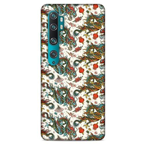 Xiaomi Mi Note 10 Pro Kılıf Dragons (20) Koruyucu Kılıf Ejderha Japon
