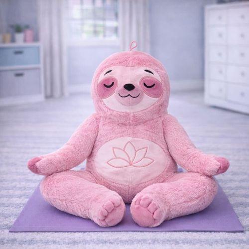 Peluş Yogacı Tembel Hayvan 40 cm - Pembe