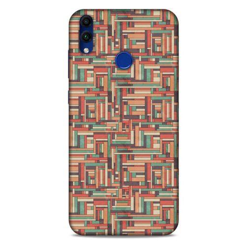 Geometrix 65 Huawei Honor 8C Kılıf Silikon Kapak
