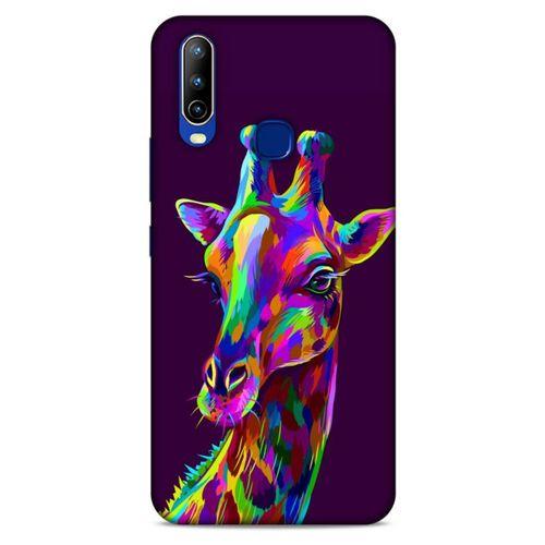 General Mobile GM 10 Uyumlu Kılıf Mor Delisi (30) Silicone Case Zürafa