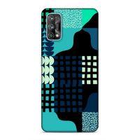 Realme 7 Pro Uyumlu Kılıf Insomnia (17) Tasarım Kılıf Yeşil Lacivert