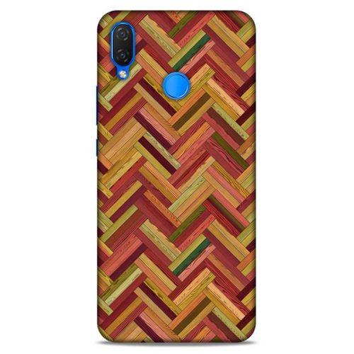 Lopard Huawei Psmart 2019 Uyumlu Kılıf Wood'X (40) Fit Silikon Kılıf Desenli