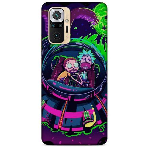 Xiaomi Redmi Note 10 Pro Uyumlu Kılıf Rick And Morty (30) Silicone Case Doofus Rick