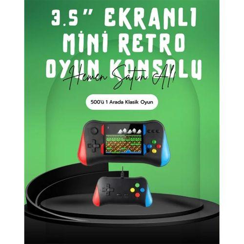 Çocukluğunuzun Oyunları Tek Cihazda – 500 Oyunlu El Konsolu