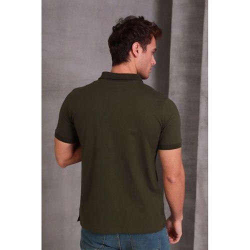 Erkek Slim Fit Pamuklu Yumuşak Doku Nefes Alan Kumaş Yakalı Tişört