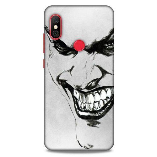 Xiaomi Redmi Note 6 Pro Uyumlu Kılıf Joker (8) Baskılı Kılıf Beyaz