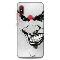Xiaomi Redmi Note 6 Pro Uyumlu Kılıf Joker (8) Baskılı Kılıf Beyaz