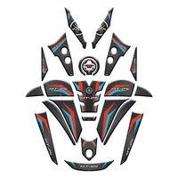 YAMAHA Yamaha Mt25 2020 - 2024 Uyumlu Full Tank Pad Set 010