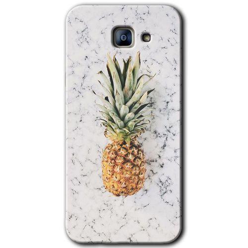 Galaxy A8 2016 Kılıf HD Desen Baskılı Arka Kapak - Ananas + Kırılmaz Cam