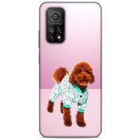 Xiaomi Mi 10T 5G Kılıf Köpek Kıyafetleri (33) Hybrid Kılıf Poodle Pijama