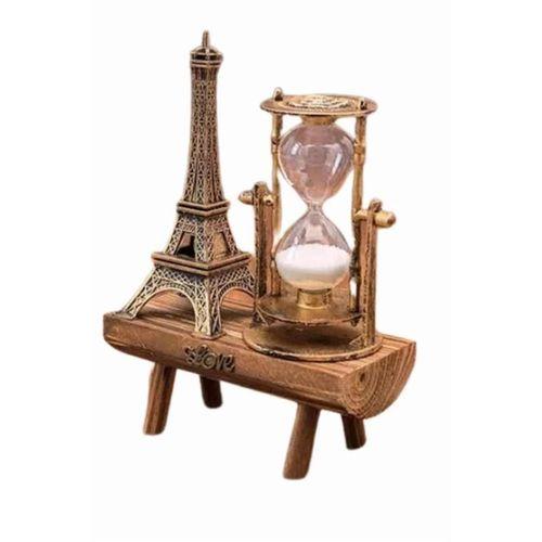Eyfel Kuleli Kum Saati Dekoratif Hediyelik Eşya Retro Eyfel Kulesi