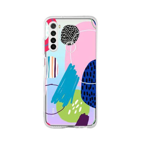 Redmi Note 8 Art Design Desenli Premium Şeffaf Silikon Kılıf