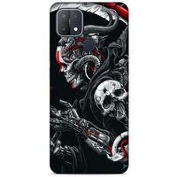 Oppo A15s Uyumlu Kılıf Motorsiklet (23) Ultra Koruma Kılıfı Kurukafa