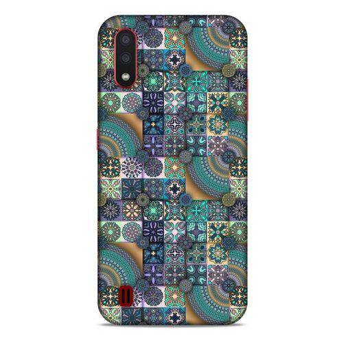Ethnic Culture (67) Samsung Galaxy A01 Kılıf Silikon Kapak Desenli