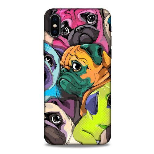 Animax Portre Pugs Apple iPhone XS Kılıf Desenli Silikon