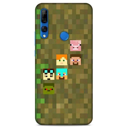 Lopard Huawei Y9 Prime 2019 Uyumlu Kılıf PiXel (14) Lansman Kılıf Minecraft Karakterleri