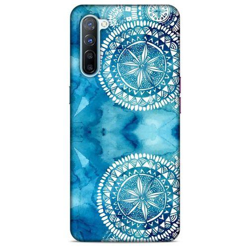 Oppo Reno 3 Uyumlu Kılıf Mavi Delisi (45) Liquid Air Kılıf Suluboya Motif