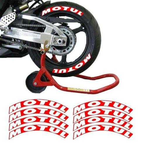 SEVGENT Motul Kırmızı 3D Lastik Yanak Yazısı