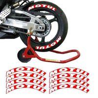 SEVGENT Motul Kırmızı 3D Lastik Yanak Yazısı