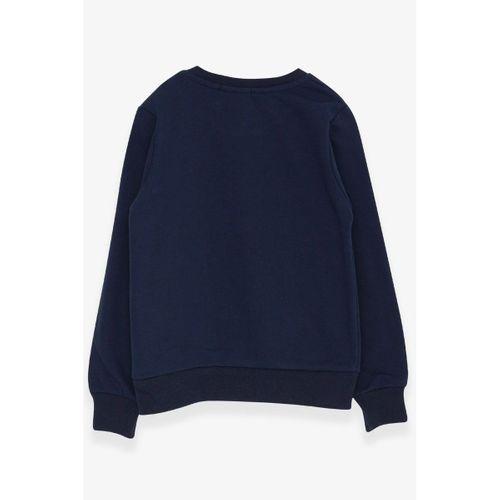 1.5-6 Yaş Erkek Çocuk Sweatshirt Yazı Baskılı