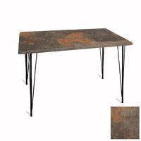 Dockers Premıum Mutfak Masası 70x120 ESB (Werzalit, Wermodin ve Allzalit Tabla) - Metalic Oxid 1