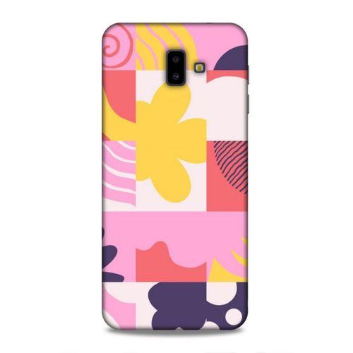 Samsung Galaxy J6 Plus Uyumlu Kılıf Insomnia (22) Tam Koruma Kılıfı Pembe Sarı