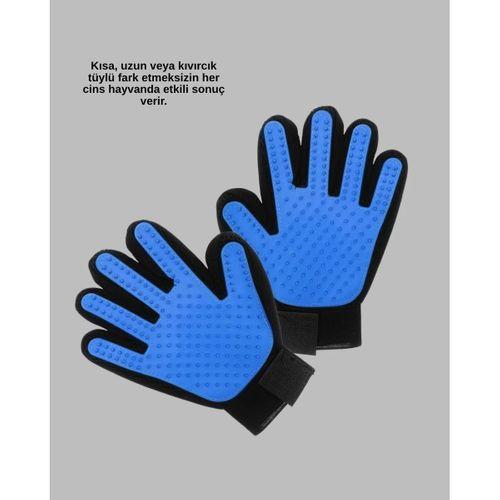 Yumuşak Silikonlu Kedi Ve Köpek Tüy Toplama Eldiveni – Masaj Etkili Tüy Dökülme Önleyici