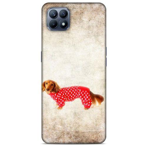 Huawei P40 Lite Kılıf Köpek Kıyafetleri (30) Silicone Case Dacshund Pijama
