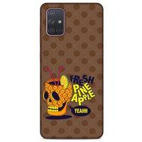 Frutix Ananas 05 Samsung Galaxy A71 Kılıf Desenli Silikon