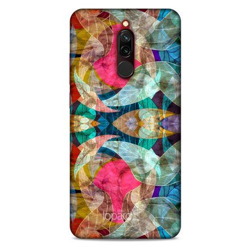 Xiaomi Redmi 8 Kılıf Pastel Renkler (10) Full Koruma Kılıfı Fuşya Yeşil