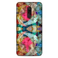 Xiaomi Redmi 8 Kılıf Pastel Renkler (10) Full Koruma Kılıfı Fuşya Yeşil