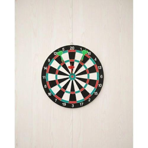 Ev Ve Oyun Alanları İçin 15 İnç Dart Tahtası 4 Dart Oku Dahil