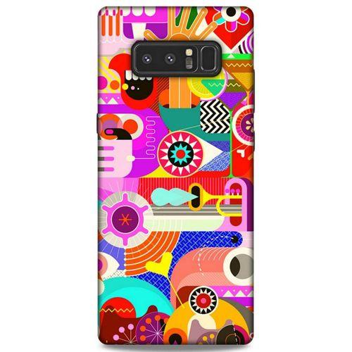 Lopard Samsung Galaxy Note 8 Uyumlu Kılıf Soyut Sanat (19) Baskılı Kılıfları