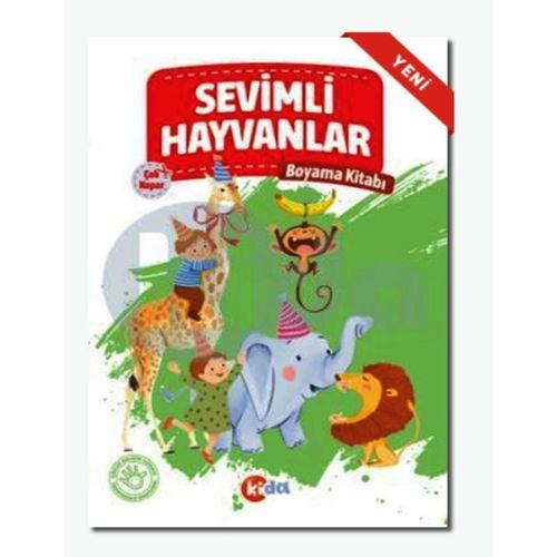 Sevimli Hayvanlar Boyama Kitabı
