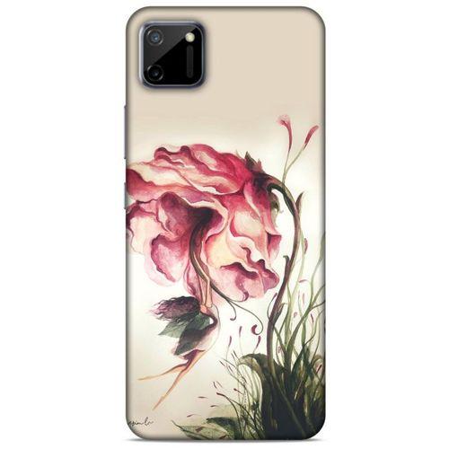Y.Liva-2021 Özel Seri Gül Döktüm Oppo Realme C11 Kılıf Silikon Kapak