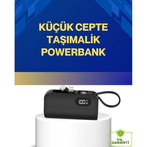 Led Göstergeli 2000mah Cep Tipi Hızlı Şarj Powerbank