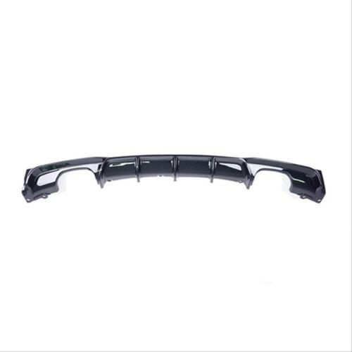 Bmw 3 Uyumlu Serisi F30 2012-2018 M Difüzör Çift Çıkış Kalın - Piano Black