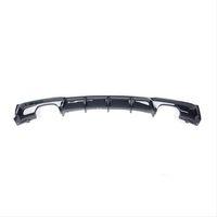 Bmw 3 Uyumlu Serisi F30 2012-2018 M Difüzör Çift Çıkış Kalın - Piano Black