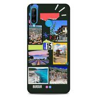 Lopard Huawei P30 Lite Uyumlu Kılıf Şehirli ※ (15) Burdur Antişok Kılıf