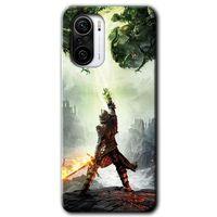 Xiaomi Redmi K40 Pro HD Baskılı Kılıf + 9D Tam Ekran Koruyucu - Dragon Hunter