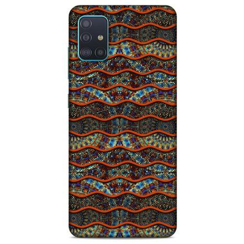 Samsung Galaxy A51 Kılıf Baskılı Özel Seri Taşlı (35) Fit Design Kılıf