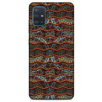 Samsung Galaxy A51 Kılıf Baskılı Özel Seri Taşlı (35) Fit Design Kılıf