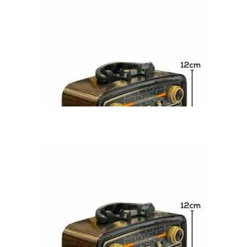 Nostaljik Radyo Bluetooth Bağlantılı Müzik Kutusu Ahşap