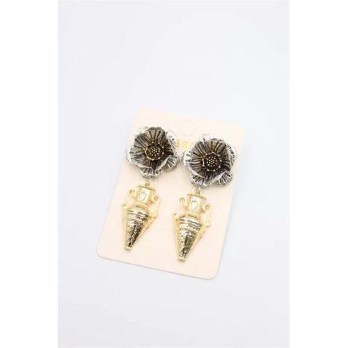 Çiçek Küpe - ÇOK RENKLİ