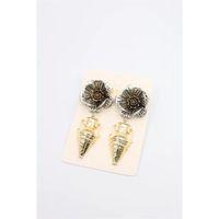 Çiçek Küpe - ÇOK RENKLİ