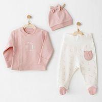 Nessiworld Andywawa AC26086 Mon Petit Amour 3'lü Zıbın Takım Pink
