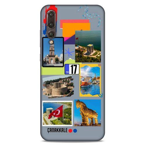 Lopard Huawei P20 Pro Uyumlu Kılıf Şehirli ※ (17) Çanakkale Tasarım Kılıf